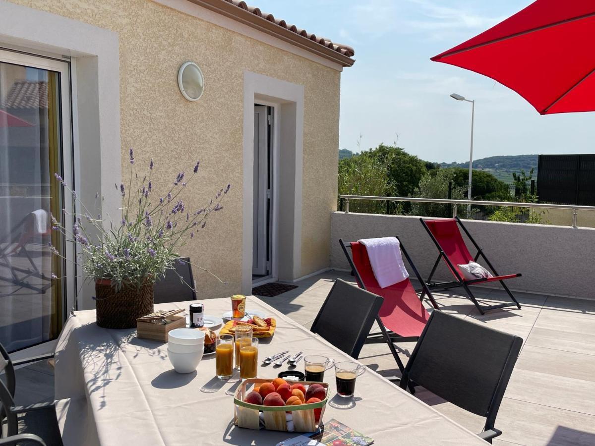 Val Des Bruyeres - Gite 15Mn Pezenas Avec Terrasse Et Cour Close - Parking Privatif Securise - Wifi Ftth Gratuit Neffies Екстериор снимка