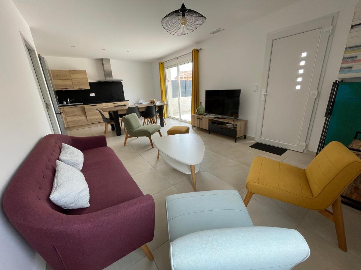 Val Des Bruyeres - Gite 15Mn Pezenas Avec Terrasse Et Cour Close - Parking Privatif Securise - Wifi Ftth Gratuit Neffies Екстериор снимка
